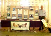 ALBC director and booth in Big Barn