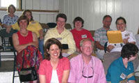 Judges and helpers at orientation