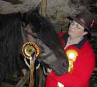 Sue Millard and her Fell pony, Mr T.