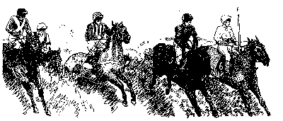 Over the first fence at Aintree
