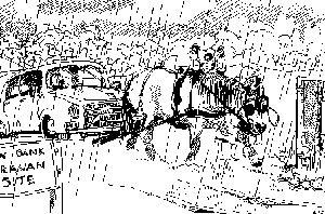 pony towing out bogged down car